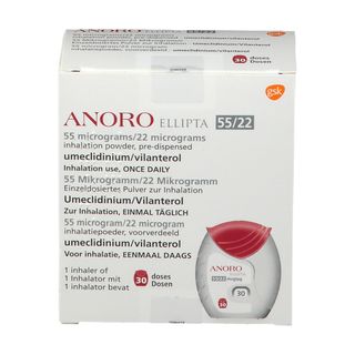 ANORO ELLIPTA 55 µg/ 22 µg 30 ED 1 St mit dem E-Rezept kaufen - Shop ...