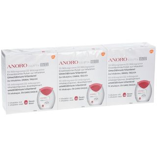 ANORO ELLIPTA 55 µg/22 µg 3 St mit dem E-Rezept kaufen - Shop Apotheke