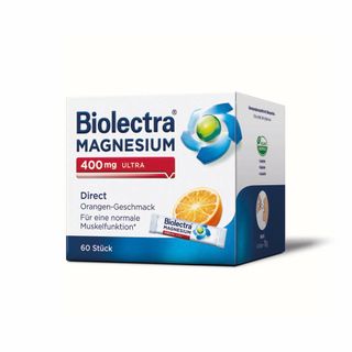 Biolectra MAGNESIUM 400 mg ultra Direct - Jetzt 10% mit den Code biolectra10 sparen* + Biolectra Magnesium 250 mg Muskeln und Knochen Aktiv GRATIS