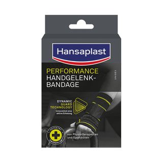 Hansaplast Sport Handgelenkbandage S/M | Schützende Sportbandage | Handgelenkschoner | Flexibel