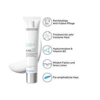 La Roche Posay Hyalu B5 Pflege Reichhaltig Regenerierende und aufpolsternde Anti Aging Creme mit Hyaluron für empfindliche Haut