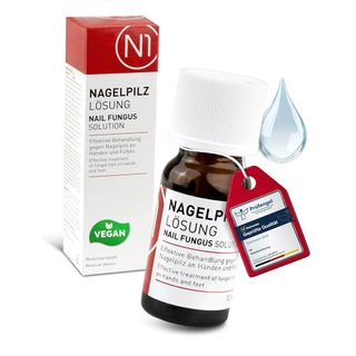 N1 Nagelpilz Lösung – Nagelpilz Lack zur Behandlung von Nagelpilz an Händen & Füßen, Nagelpilz Nagellack effektiv gegen Nagelpilz, Nagelpilzkur