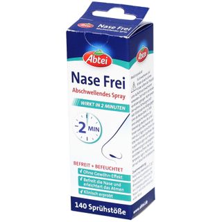 Spray Nasal Abtei Nase Frei - Descongestionante Natural Con Agua De Mar Y Aceites Esenciales | 20 Ml