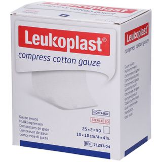 Leukoplast® compress Cotton Gaze 10 x 10 cm steril 25x2 St - Shop  