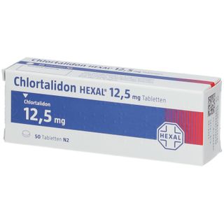 CHLORTALIDON HEXAL 12,5 mg Tabletten 50 St mit dem ERezept kaufen