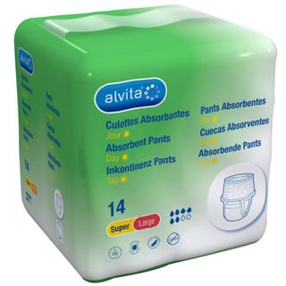 alvita® Inkontinenz Pants Super Large Tag