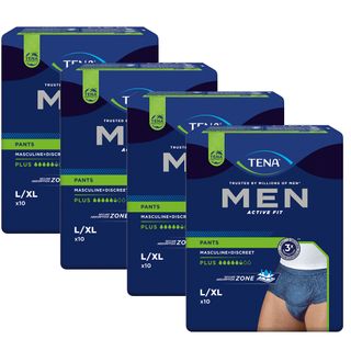 TENA Men Active Fit Pants Plus blau L/XL