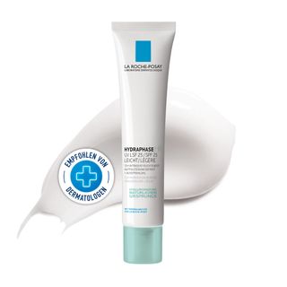 La Roche Posay Hydraphase HA UV Leicht: Tagescreme mit Lichtschutzfaktor 25 sowie Hyaluronsäure und Glycerin für feuchtigkeitsarme, fahle Haut.