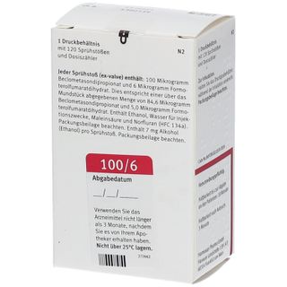 LUFORBEC 100 µg/6 µg 120 Hub Dosieraerosol 1 St mit dem E-Rezept kaufen ...