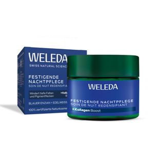 Weleda Blauer Enzian & Edelweiss Festigende Nachtpflege - nährt intensiv & mindert tiefe Falten