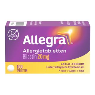 Allegra Allergietabletten | Schnell bei Heuschnupfen und ganzjährigen Allergien | Macht nicht müde* | Antihistaminikum