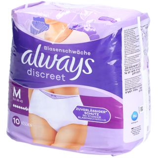 ALWAYS discreet Inkontinenz Höschen Größe M