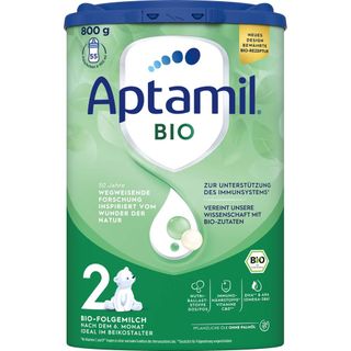 Aptamil Bio 2 – Die Bio-Folgemilch nach dem 6. Monat – Pflanzliche Öle, ohne Palmöl
