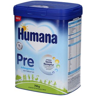 Humana Pre Anfangsmilch von Geburt an