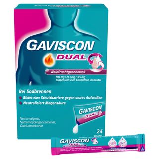 GAVISCON Dual Suspension Waldfrucht mit Zweifachwirkung gegen Sodbrennen