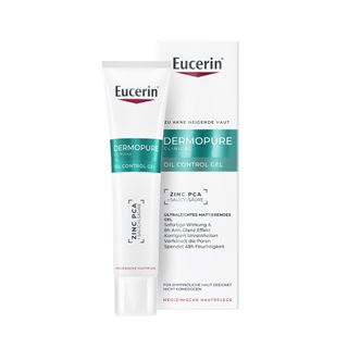 Eucerin® DERMOPURE CLINICAL Oil Control Gel – mattierendes Gel mit Zink PCA, Salicylsäure & Carnitin, 8h Anti-Glanz-Effekt bei unreiner Haut