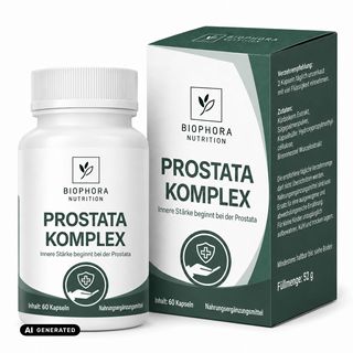Prostata Komplex für Männer | HOCHDOSIERT mit 1000 mg Kürbiskernextrakt