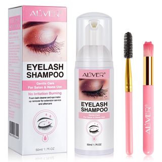 ALIVER Wimpernpflege-Set Shampoo Schaumreiniger für Wimpernverlängerung