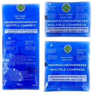 LisaCare Mehrfachkompressen Warm/Kalt - Kühlkompressen 3 St