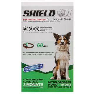 ShieldOn Antiparasitenhalsband fr mittelgroe Hunde 1 St - Shop Apotheke
