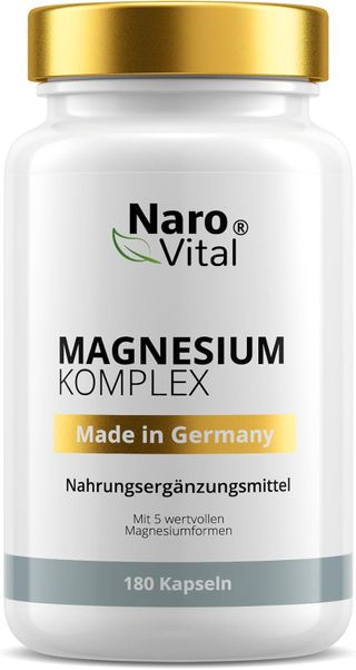 NAROVITAL® Magnesium-Komplex Kapseln - Mit 5 Magnesiumformen