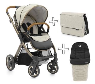 Kinderwagen Oyster2 Special Edition Bronze Komplettset mit FuBsack und Wickeltasche 1 St Shop Apotheke