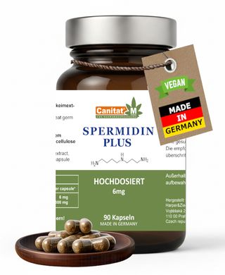 Spermidin + | **6mg**  Spermidin Tagesdosis |90 Kapseln Hochdosiertes Spermidin von Canitat M