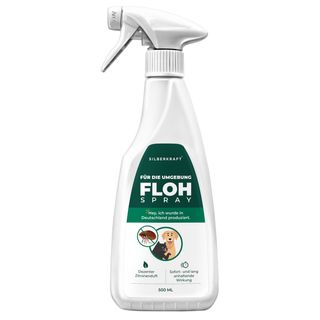 SILBERKRAFT Flohspray die Umgebung