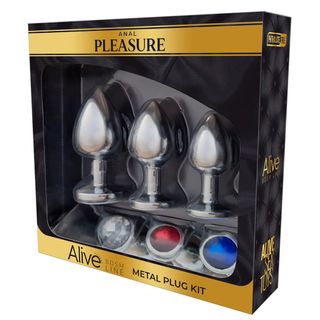 plug anal para hombre Secret play Analplug aus Metall mit Diamant-Stopper main image 1