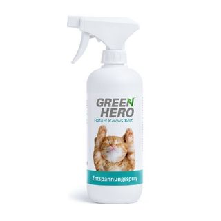 Green Hero Floh- und Zeckenschutz 500 ml das Zeckenspray und Flohmittel für  Hunde und Katzen, effektives Flohspray für die direkte Anwendung auf dem