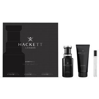 Hackett Bespoke Geschenkset Eau de Parfum + Shower Gel + Travel Spray
