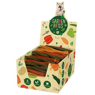 Garden Bites - Dental Twisters - vegetarischer Zahnpflege Snack für kleine Hunde