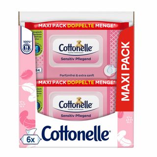 Cottonelle Feuchtes Toilettenpapier Sensitive Pflegend Feuchttücher