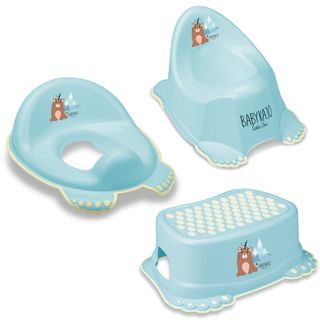 Babykajo 3 Töpfchenset - Töpfchen, Hocker & WC-Trainer.