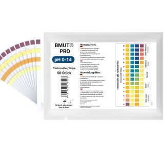 80x EWANTO pH-Teststreifen Indikator Wertebereich 1-14 Abreißblock 1x 80