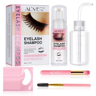 ALIVER Wimpernpflege Shampoo für Wimpernverlängerung Reiniger XL
