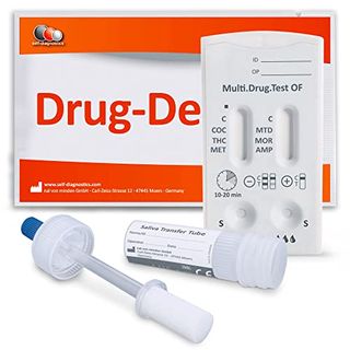LuxmedIQ Drogenschnelltest für 10 Drogenarten - Urin Drogentest Multi 10 -  Testkassette 5 St - SHOP APOTHEKE
