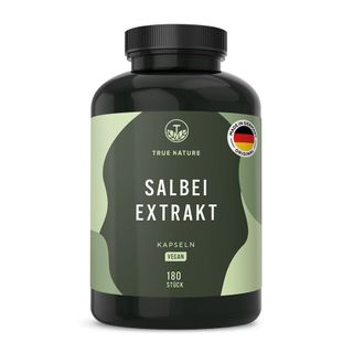 TRUE NATURE® Salbei Extrakt Kapseln - 10:1-Extrakt mit ätherischen Ölen