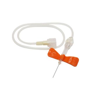 Venofix Safety Venenpunktionsbesteck 25G, 30 cm, Orange