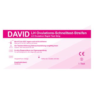 David Ovulationstests Streifen, LH, 20miu/ml 30 St - SHOP APOTHEKE