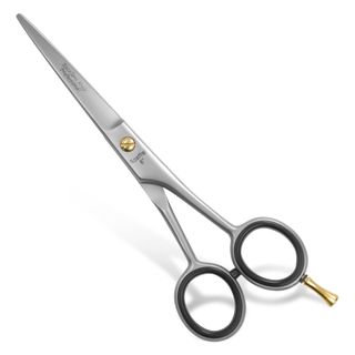 Excellent Friseurschere mit Gummigriffen und Goldschraube