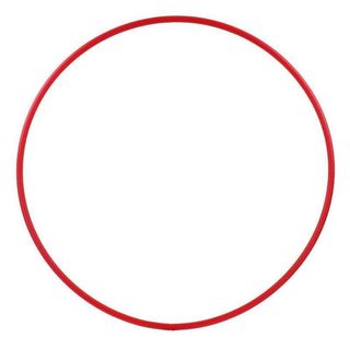 Hoopomania Kinder-Hula-Hoop ohne Deko- und Grip-Tape | Ø 75 cm | Rot