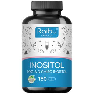 Myo Inositol & D-Chiro Kapseln, Hergestellt in Deutschland, 150 St - RAIBU