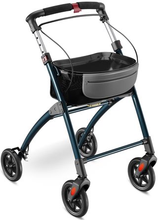 Helavo schmaler Wohnungsrollator - 53 cm breiter Rollator für Wohnung