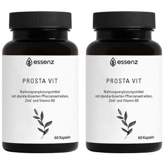 ESSENZ Prosta Vit Kapseln für Männer – Mit Kürbiskern, Sägepalme & Brennnesselwurzel