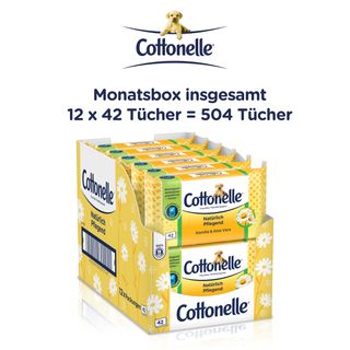 Cottonelle Feuchtes Toilettenpapier Kamille & Aloe Vera Vorteilspack