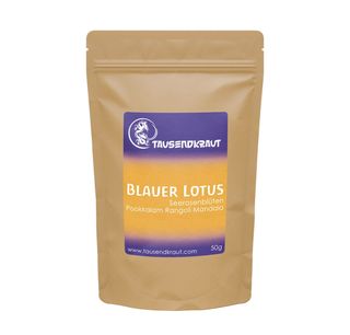 Tausendkraut Blauer Lotus Mandala