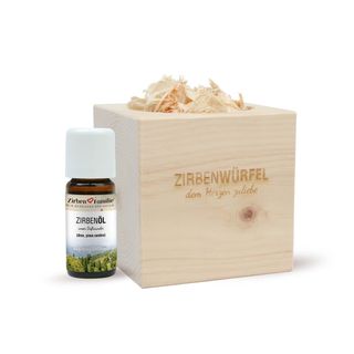 ZirbenWürfel Set inkl. 10ml ZirbenÖl