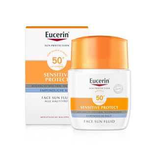 Eucerin® Sensitive Protect Face Sun Fluid LSF 50+ – sehr hoher Sonnenschutz für jeden Hauttyp