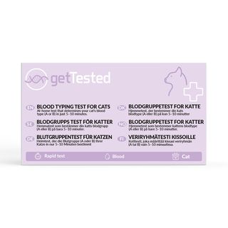 GetTested Blutgruppen-Test für Katzen